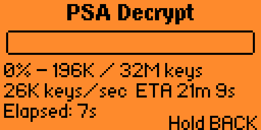 PSA Decrypt